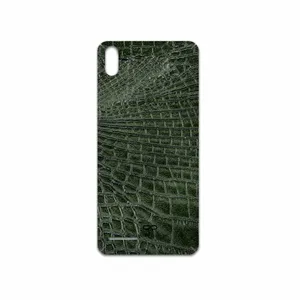 MAHOOT Green-Crocodile-Leather Cover Sticker for Lava Z51