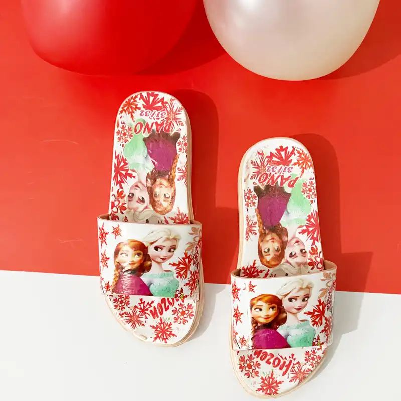 دمپایی دخترانه مدل ملکه یخی کد 829