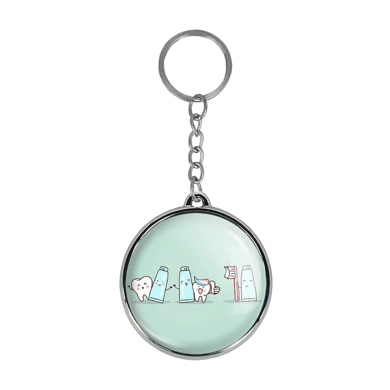 جاکلیدی خندالو طرح دندان و دندان پزشکی کودکانه مدل دوطرفه کد 3677736778