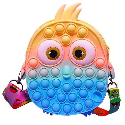 کیف رودوشی دخترانه مدل پاپیت جغد دانا چشم درشت