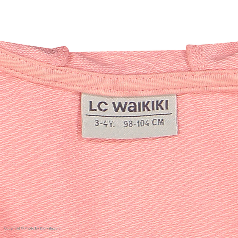 جلیقه نوزادی دخترانه ال سی وایکیکی مدل W111659Z4-FLB-PINK