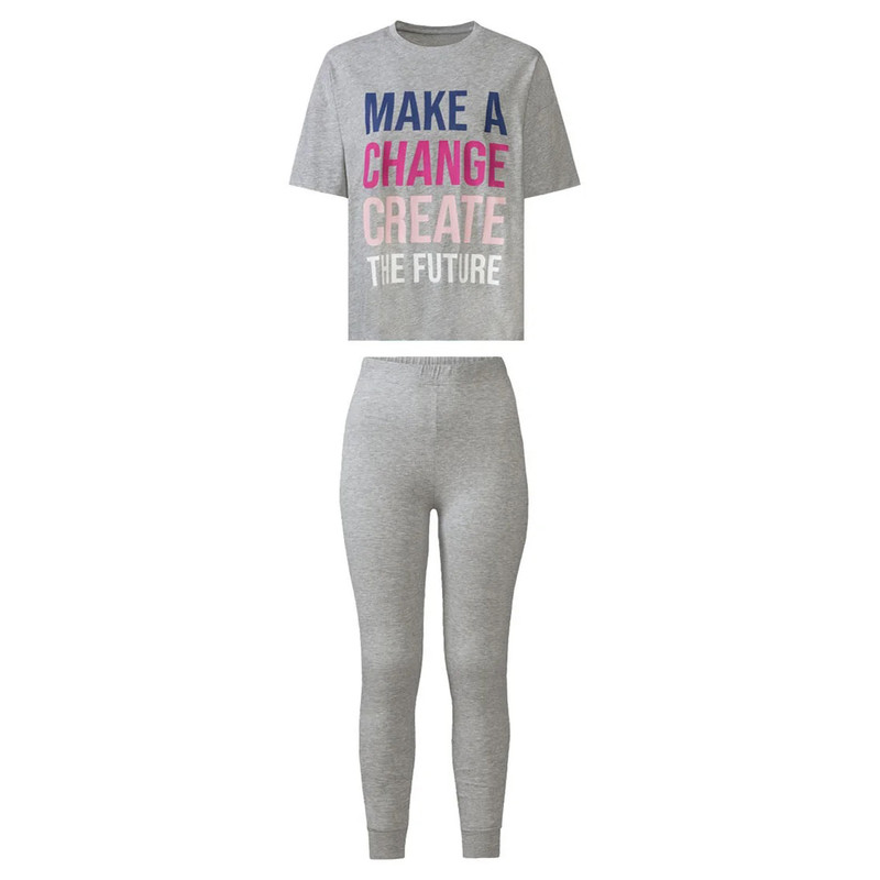 ست تی شرت آستین کوتاه و شلوار زنانه اسمارا مدل 17364364