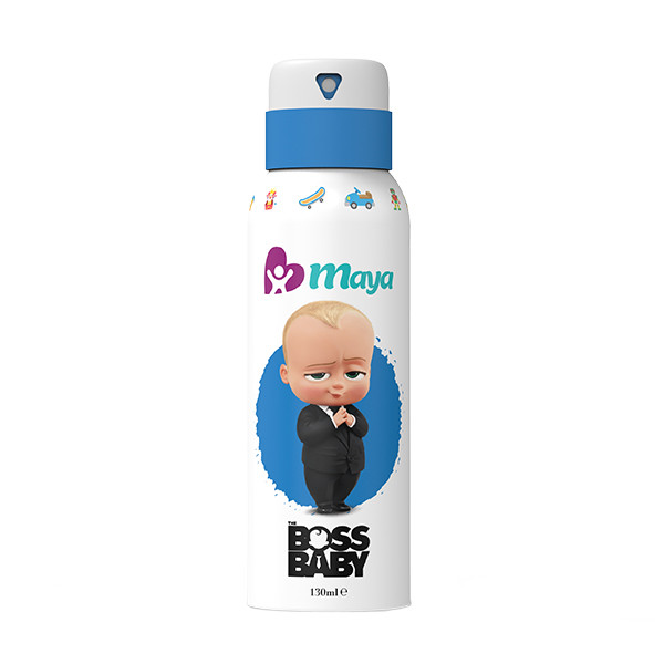 اسپری کودک مایا مدل Boss Baby حجم 130 میلی لیتر