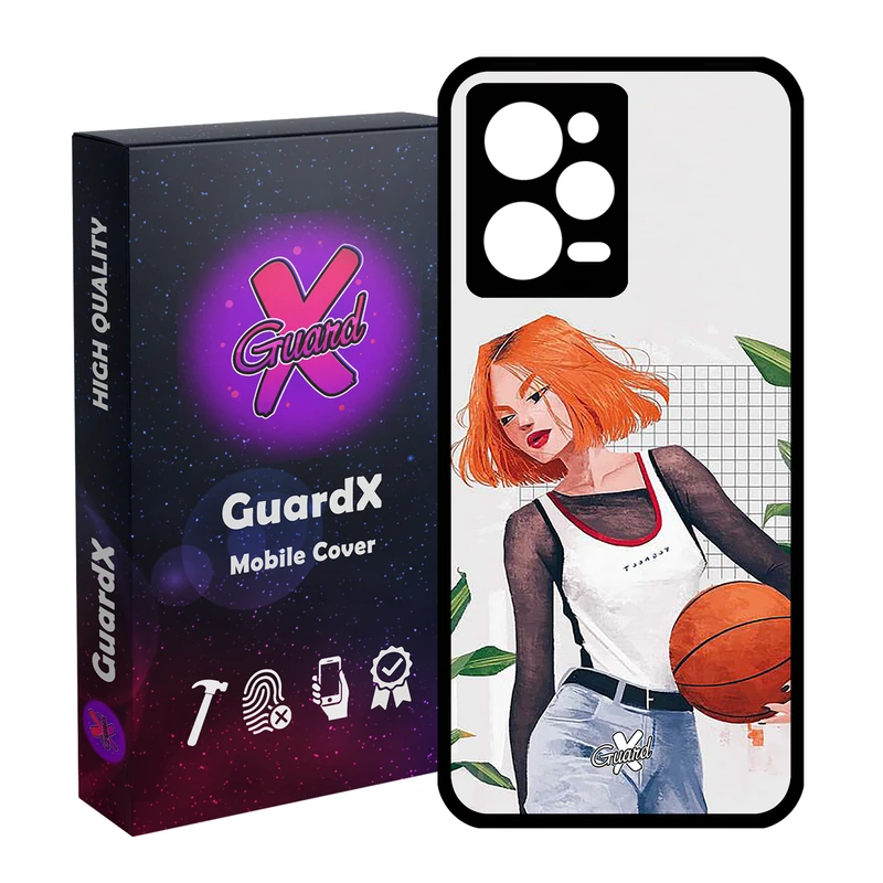 کاور گارد ایکس طرح Girl مدل Glass10338 مناسب برای گوشی موبایل شیائومی Redmi Note 12 Pro 5G/Poco X5 Pro 5G/Note 12 Pro Pro speed