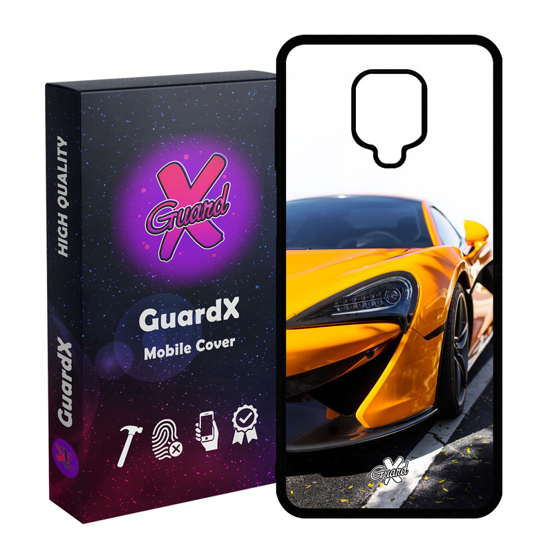 کاور گارد ایکس طرح خودرو مدل Glass10193 مناسب برای گوشی موبایل شیائومی Redmi Note 9S / Note 9 Pro / Note 9 Pro Max