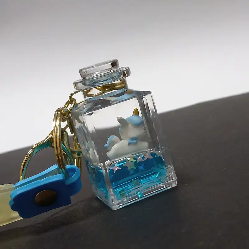 جاکلیدی مدل آکواریومی طرح تک شاخ کد 08