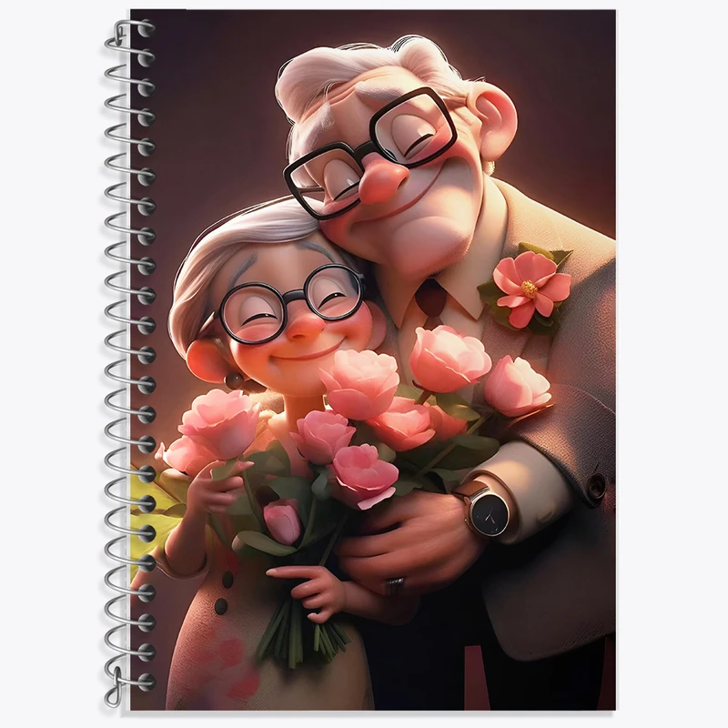 دفتر نت موسیقی 50 برگ خندالو طرح عاشقانه کد F5799