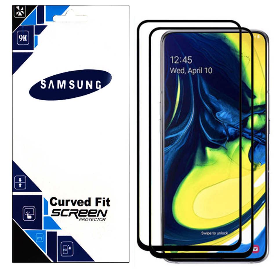 محافظ صفحه نمایش مدل GSF مناسب برای گوشی موبایل سامسونگ Galaxy A80 بسته 2عددی