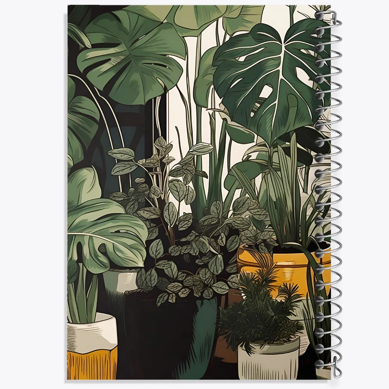 دفتر لیست خرید 50 برگ خندالو طرح گلدان گیاه کد N5315