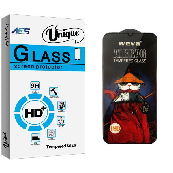 محافظ صفحه نمایش ای اف اس مدل Unique GlassAirbag مناسب برای گوشی موبایل شیائومی Redmi 9i