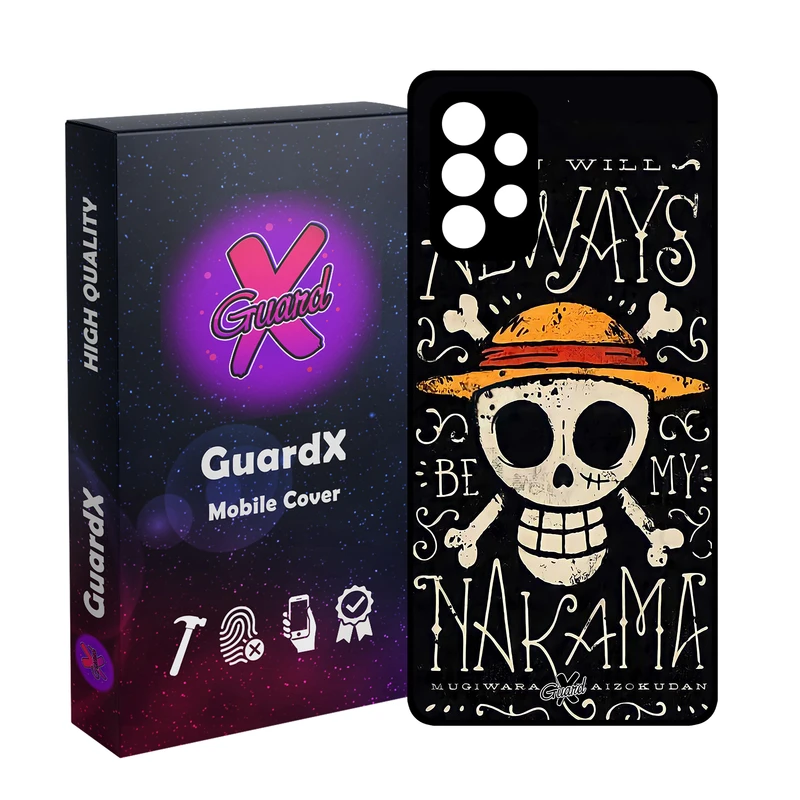 کاور گارد ایکس طرح لوفی انیمه مدل Glass10565 مناسب برای گوشی موبایل سامسونگ Galaxy A52/A52S