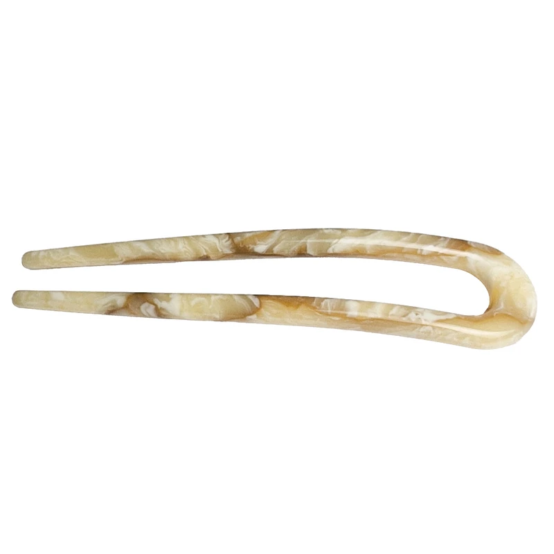 گیره مو زنانه مدل کانزاشی گرانیتی دوشاخه کد 00205562