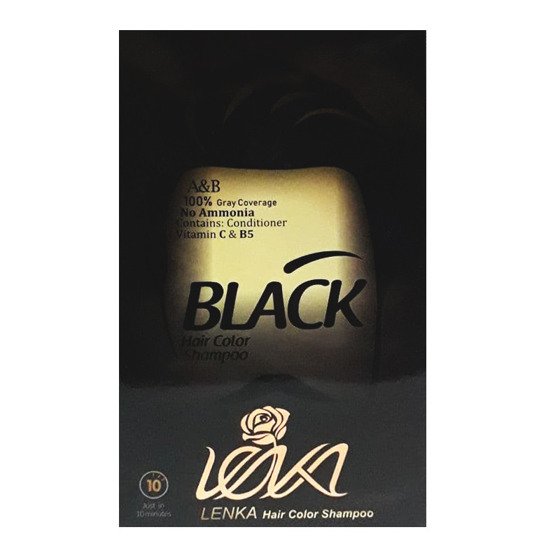 شامپو رنگ مو لنکا مدل A&B حجم 120 میلی لیتر رنگ مشکی بسته 2 عددی شامپو رنگ مو لنکا مدل A&B حجم 120 میلی لیتر رنگ مشکی بسته 2 عددی