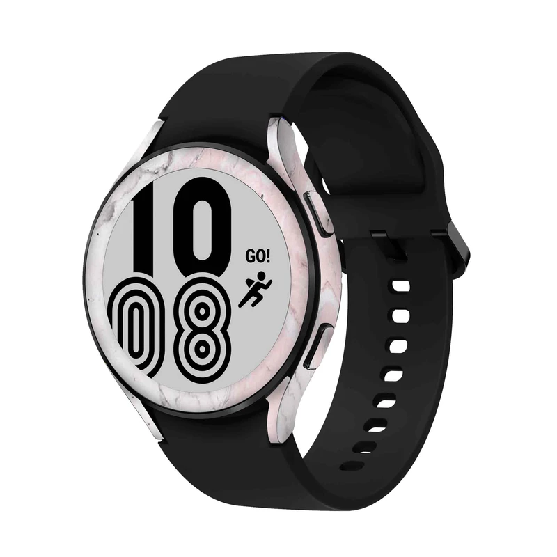  برچسب ماهوت طرح Blanco-Pink-Marble مناسب برای ساعت هوشمند سامسونگ Watch4 44mm