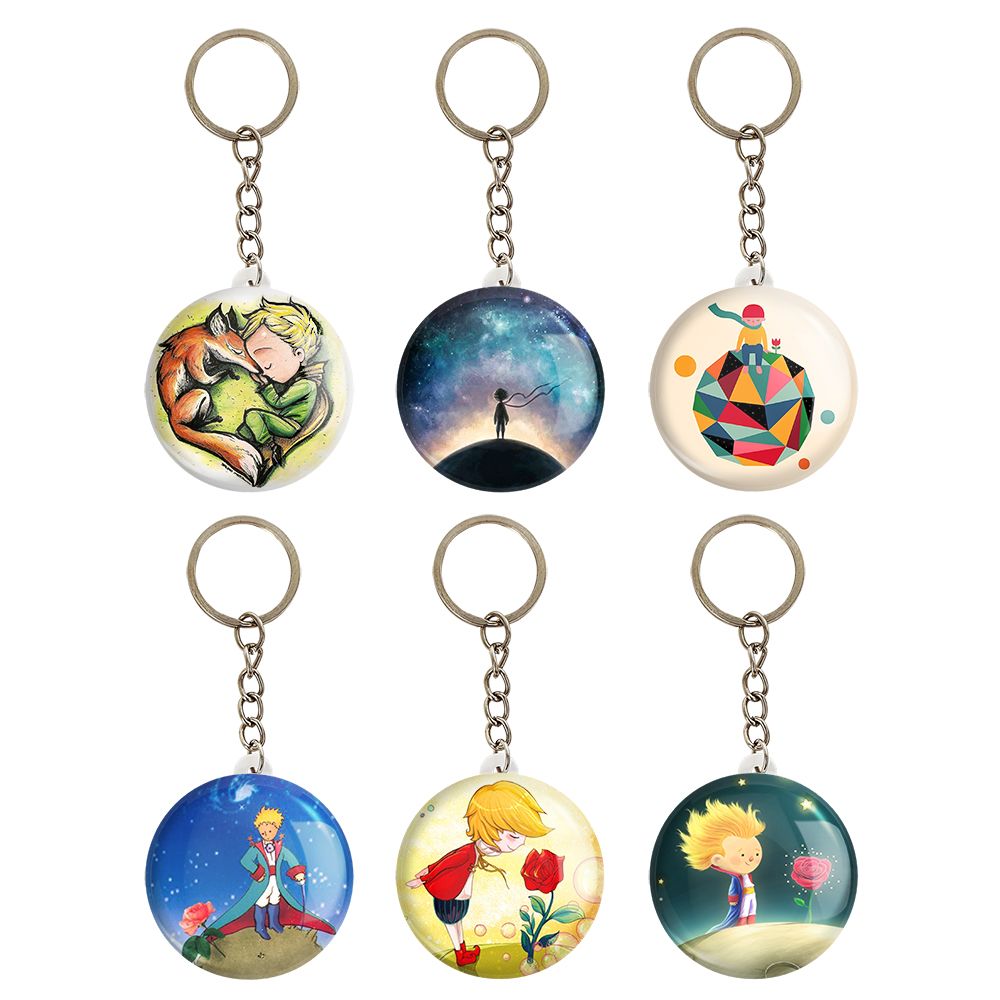 جاکلیدی خندالو طرح شازده کوچولو کد 70B مجموعه 6 عددی -  - 1