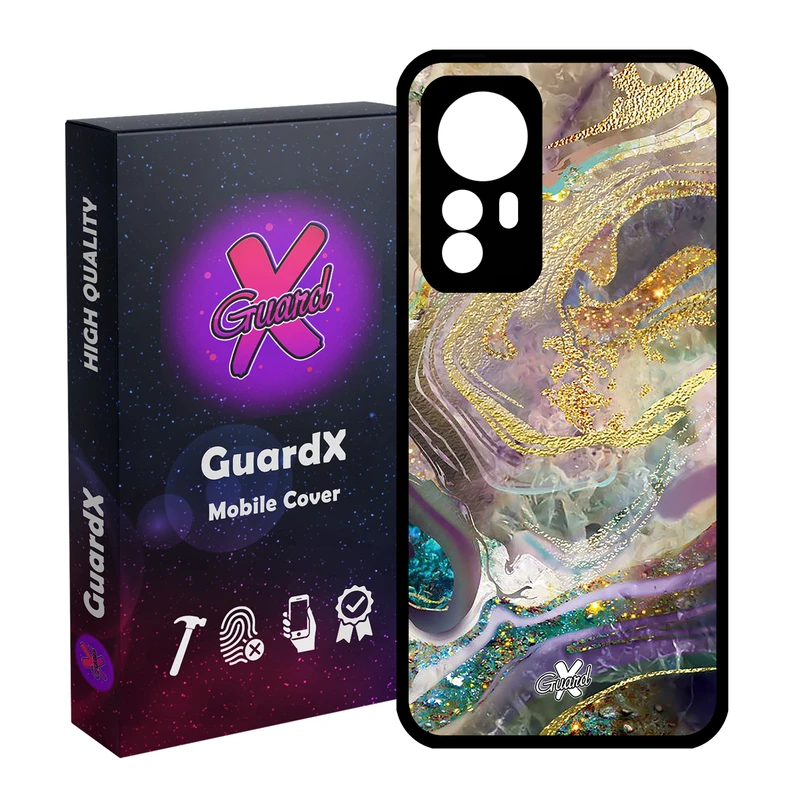 کاور گارد ایکس طرح ماربل مدل Glass10295 مناسب برای گوشی موبایل شیائومی Redmi Note 12S