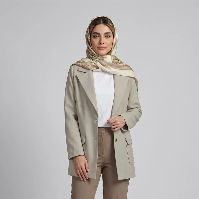 مانتو کتی زنانه زاگرس پوش مدل 102001389 