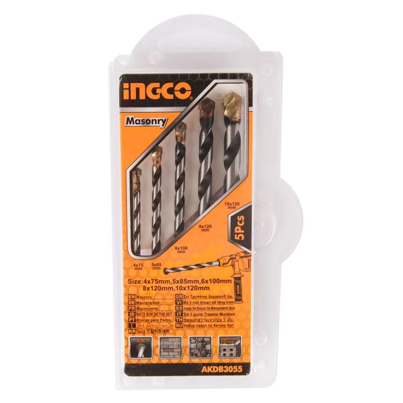 مجموعه 5 عددی مته الماسه اینکو مدل 3055 مجموعه 5 عددی مته الماسه اینکو مدل 3055