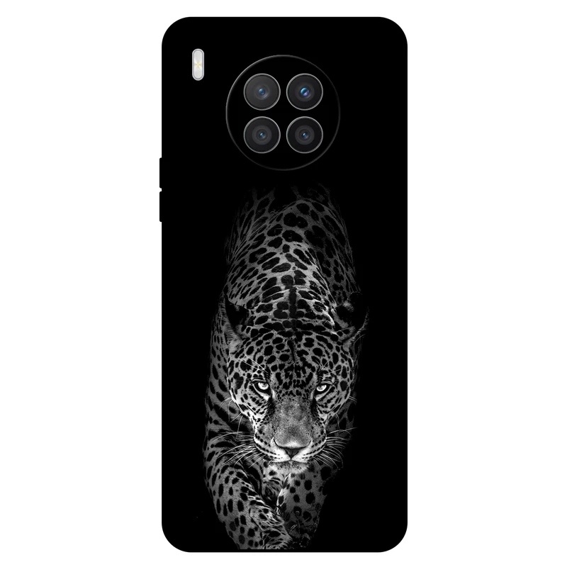 کاور مگافون طرح پلنگ مدل 1879 مناسب برای گوشی موبایل آنر 50 Lite