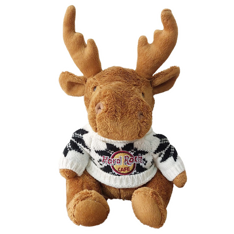 عروسک طرح گوزن مدل Hard Rock Moose کد SZT4/274 ارتفاع 27 سانتی متر