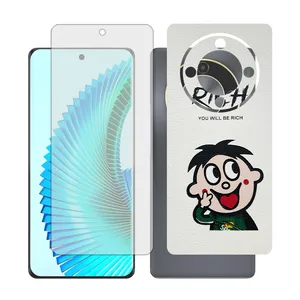 Glass together model matte screen protector suitable for Honor X9b mobile phone with back cover sticker