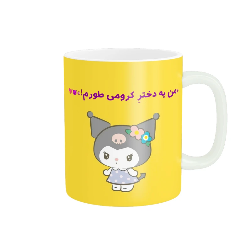 ماگ پادآفرین مدل کارتون کرومی و مای ملودی Kuromi کد PM3675