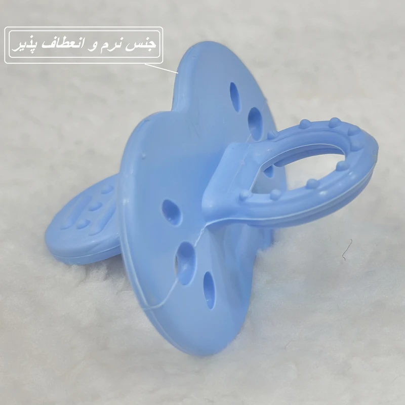 عکس شماره 2 : دندان گیر کودک به به دور مدل پستانکی