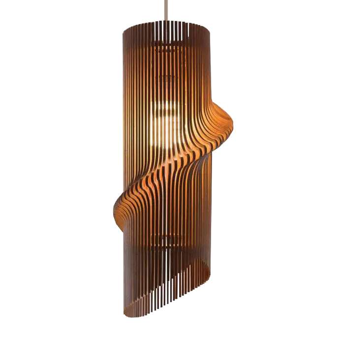 چراغ آویز مدل چوبی کد L4