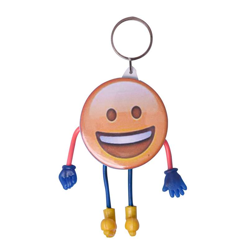 جاکلیدی دخترانه تولیدی لورا مدل ایموجی خندان