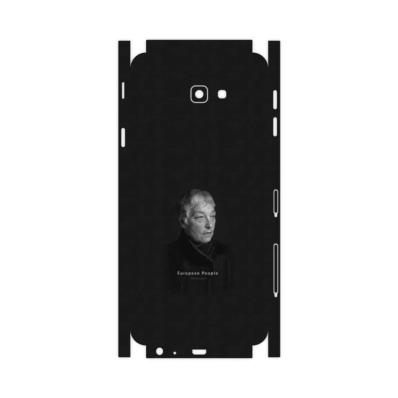 برچسب پوششی ماهوت مدل Portrait of a European Woman-FullSkin مناسب برای گوشی موبایل سامسونگ Galaxy J4 Plus