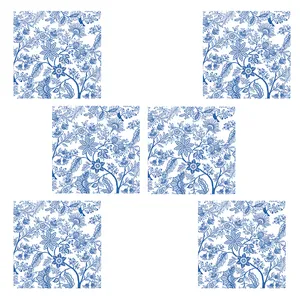 رومیزی مدل مخمل کد M00174 بسته 6 عددی