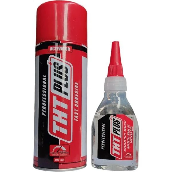 چسب 123 تی اچ تی پلاس مدل اسپری حجم 400 میلی لیتر