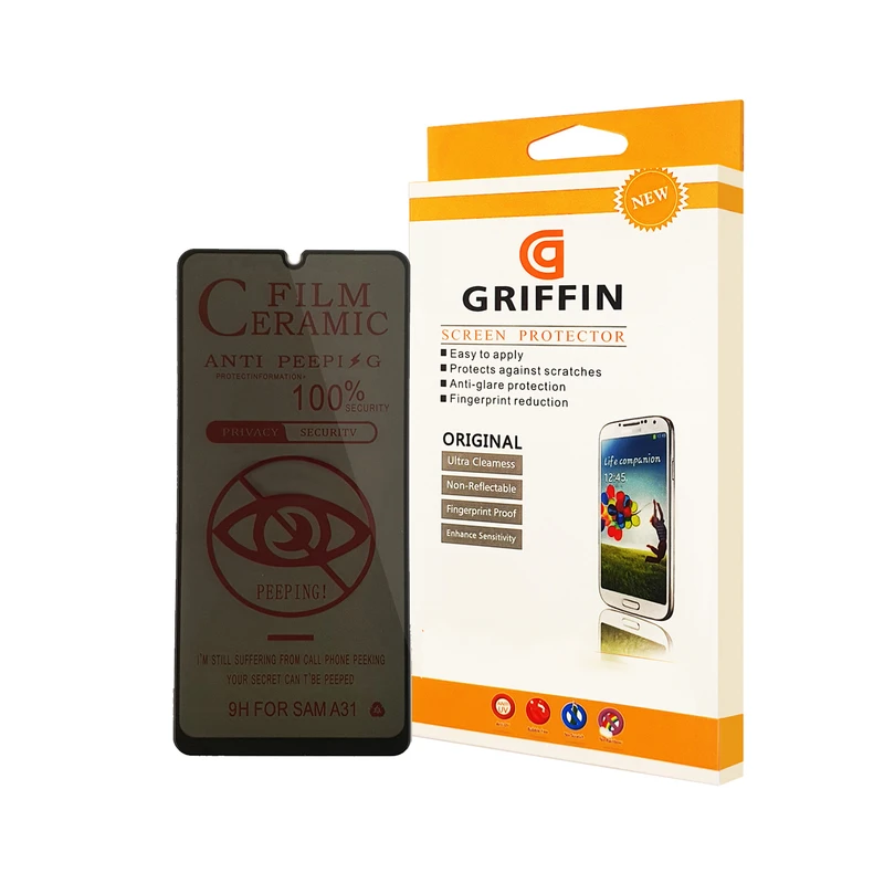 محافظ صفحه نمایش سرامیکی حریم شخصی گریفین مدل CRPRC FN mo مناسب برای گوشی موبایل سامسونگ Galaxy A31