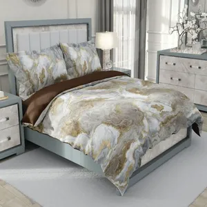 سرویس روتختی مدل آبرنگی یکنفره 5 تکه