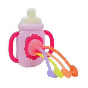 جغجغه مدل اسباب بازی آموزشی طرح شیشه شیر