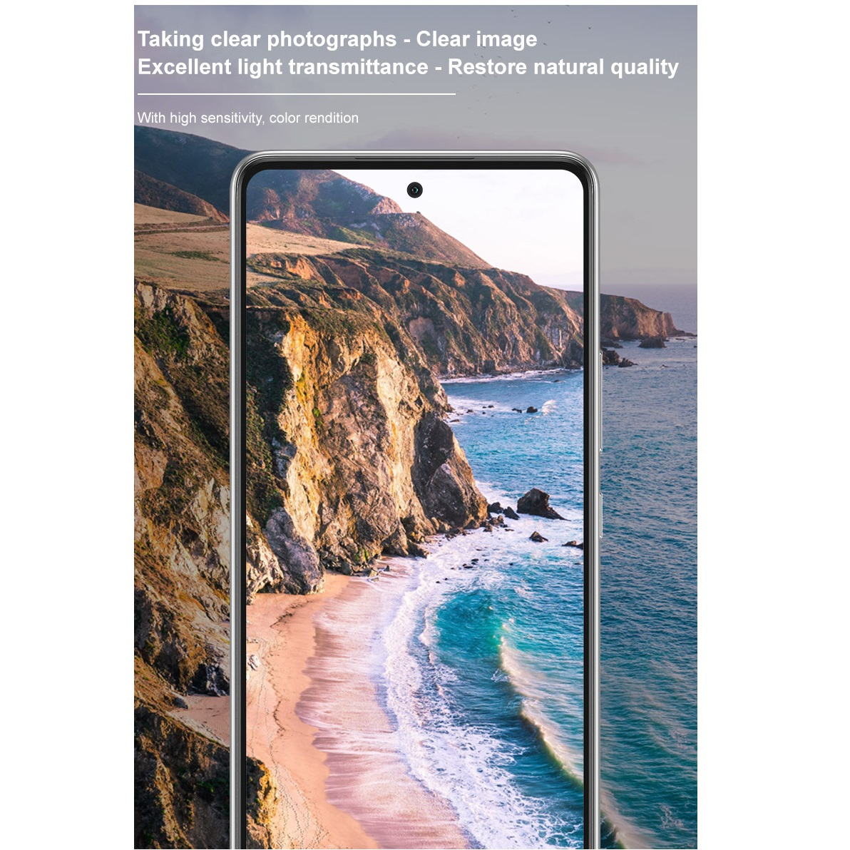 محافظ لنز دوربین بادیگارد مدل Blk مناسب برای گوشی موبایل سامسونگ Galaxy A73