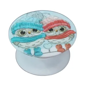 پایه نگهدارنده گوشی موبایل و تبلت پاپ سوکت طرح جغد مدل Owl