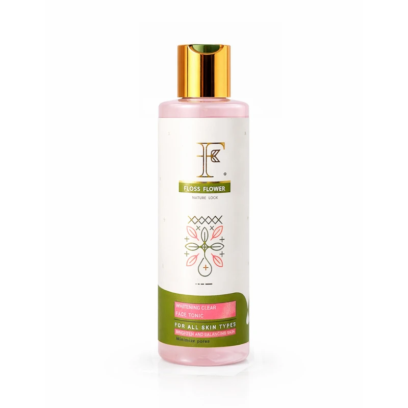 تونر پاک‌کننده صورت فلوس فلاور مدل شیرین بیان مناسب برای پوست انواع پوست حجم 200 میلی‌لیتر