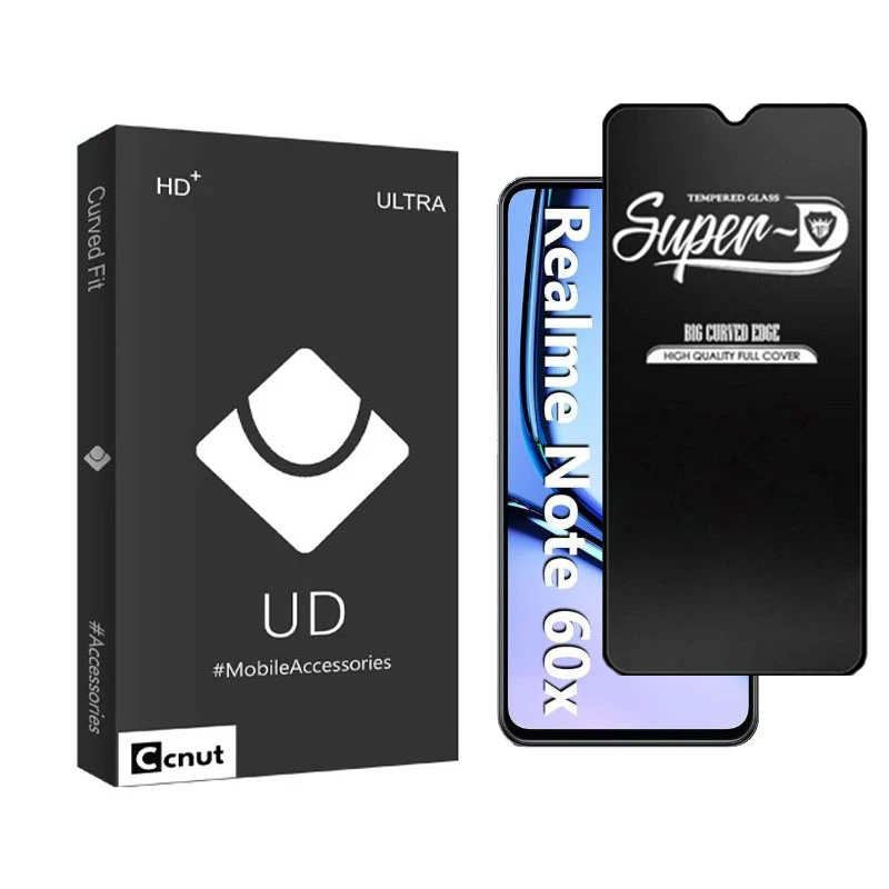 محافظ صفحه نمایش شیشه ای کوکونات مدل SupD-UDB مناسب برای گوشی موبایل ریلمی Note 60X
