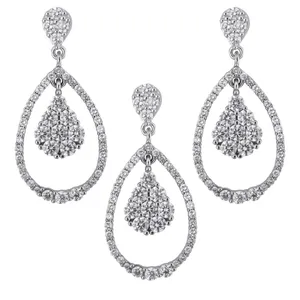 نیم ست نقره زنانه مدل M3172