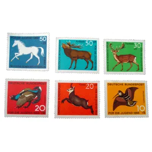 تمبر یادگاری مدل اسب کد bc-1673 مجموعه 6 عددی