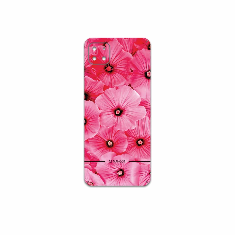 برچسب پوششی ماهوت مدل Pink-Flower مناسب برای گوشی موبایل سامسونگ Galaxy A22 5G
