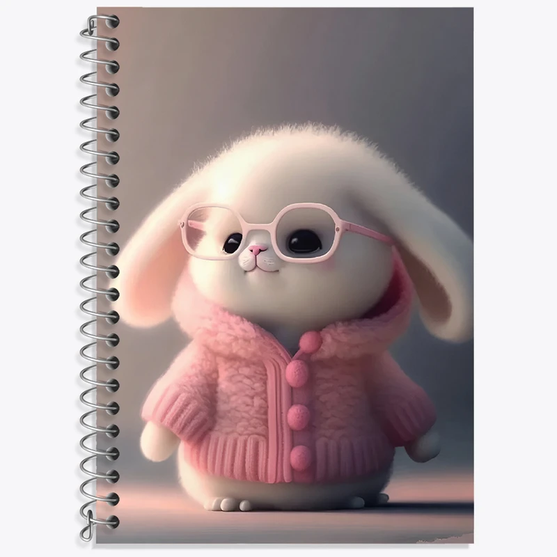 دفتر نت موسیقی 50 برگ خندالو طرح خرگوش کیوت کد N4080