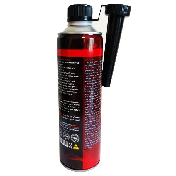اکتان بوستر زادو مدل  Turbo حجم 600 میلی لیتر