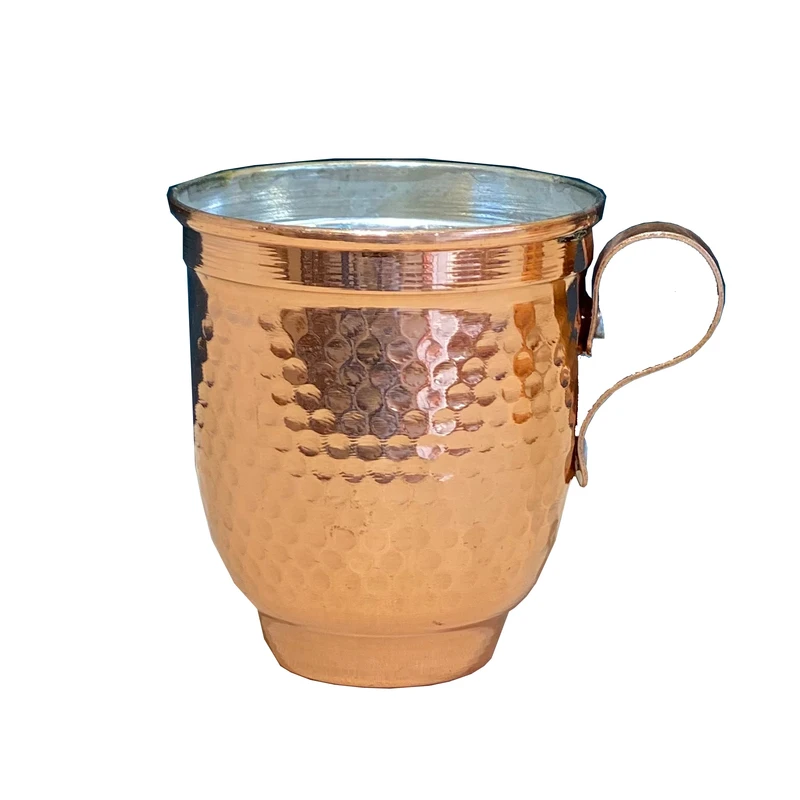 لیوان مسی مدل دسته دار کد 050