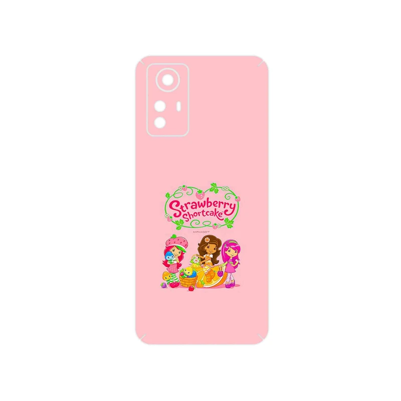 برچسب پوششی ماهوت مدل Strawberry Shortcake مناسب برای گوشی موبایل شیائومی Redmi Note 12S