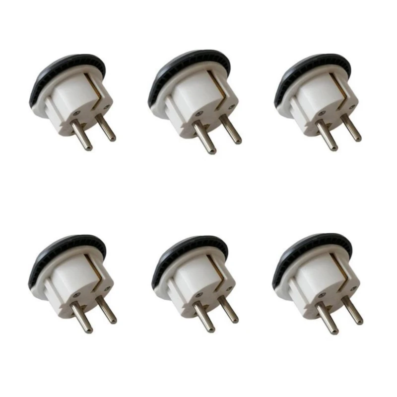 دوشاخه تبدیل برق 3 به 2 بهداد الکتریک مدل 16 آمپر بسته 6 عددی