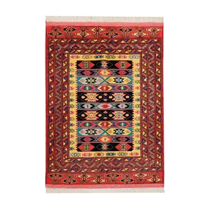 فرش دستباف یک و نیم متری طرح مدرن مدل AA170