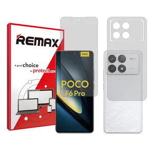 Remax Resistant model matte screen protector suitable for Xiaomi Poco F6 Pro mobile phone along with the back of the phone