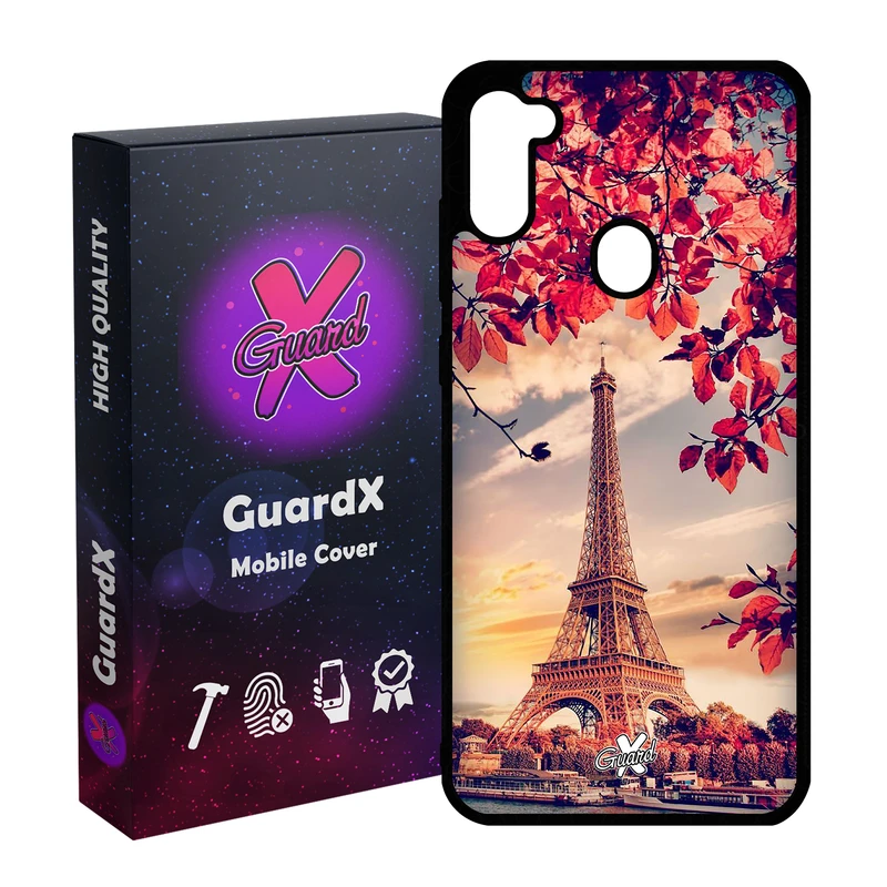 کاور گارد ایکس طرح Eiffel Tower مدل Glass10125 مناسب برای گوشی موبایل سامسونگ Galaxy A11 / M11